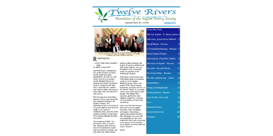 Twelve Rivers Vol.6 Iss.1 Spring-Summer 2015