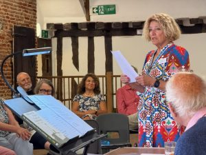 Gillian Rennie-Dunkerley reading