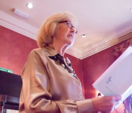 Maggie Andrews, reading for Wendy Partridge, Commended for Reading Louis MacNeice