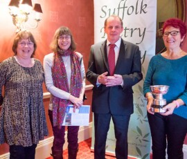 The winners, Pam Job, Sara Impey and Florence Cox