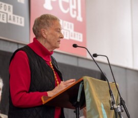 Jill Dawson reading for Sudbury Café Poets Jill Dawson