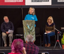 Kaaren Whitney reading for New Words:Fresh Voices Kaaren Whitney