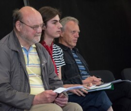 Arlington Café Poets listening and waiting Arlington Café Poets listening and waiting