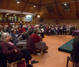 An audience in anticipation An audience in anticipation