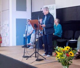 Judith Wolton  presenting "so too have the doves gone".
