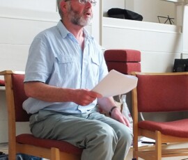 Cameron Hawke Smith opens the event Cameron Hawke Smith opens the event