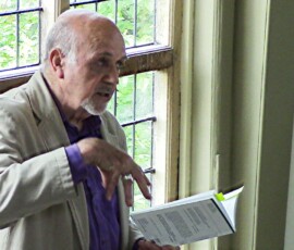 Rodney Pybus reading 'Out of the Blue'