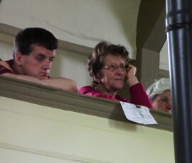 An audience entranced