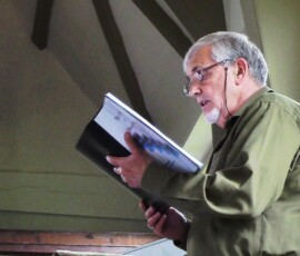 Ivor Murrell reading 'A Wall in Naples'