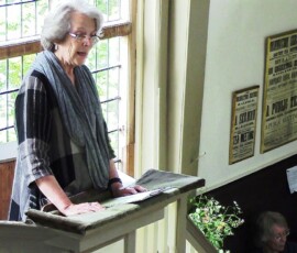 Christina van Melzen reading 'The Life Model'