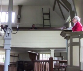 Marguerite Wood reading