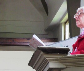 Marguerite Wood reading
