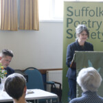 Esther Morgan reading the 1st prize winning poem 'XR' Esther Morgan reading the 1st prize winning poem 'XR'
