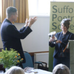 Luke Wright and the 1st prize winner Esther Morgan Luke Wright and the 1st prize winner Esther Morgan