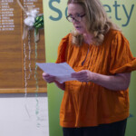 Fiona Clark reading her Commended poem 'Housemaid'. Fiona Clark reading her Commended poem 'Housemaid'.