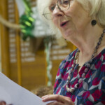 Elizabeth Cook reading after the awards. Elizabeth Cook reading after the awards.