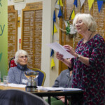 Elizabeth Cook reading after the awards. Elizabeth Cook reading after the awards.