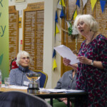 Elizabeth Cook reading after the awards. Elizabeth Cook reading after the awards.