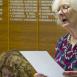 Elizabeth Cook reading after the awards. Elizabeth Cook reading after the awards.