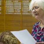 Elizabeth Cook reading after the awards. Elizabeth Cook reading after the awards.