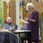 Elizabeth Cook reading after the awards. Elizabeth Cook reading after the awards.
